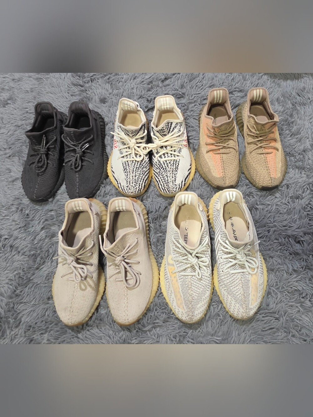 Adidas Yeezy Boost 350 V2 Lot - Zebra & Neutral Colorways